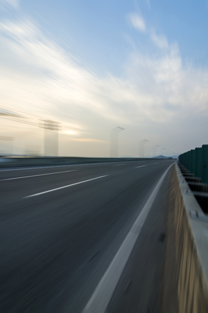 Urban road constructionの写真素材