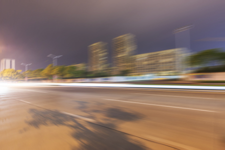 Night city roadの写真素材