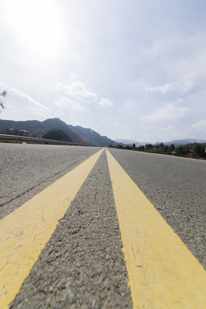 forest roadsの写真素材