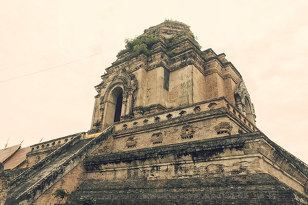 wat chedi luangの写真素材