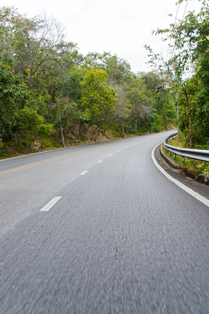 Thailand mountain roadの写真素材