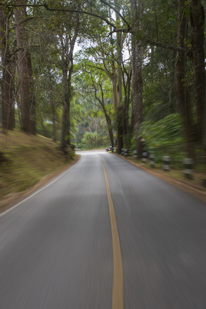 Thailand mountain roadの写真素材