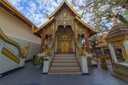 Wat Phra That Doi Suthep, Chiang Mai, Thailandの写真素材