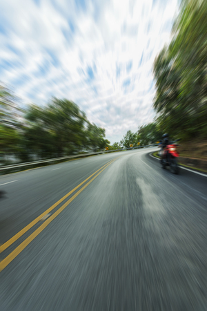 Thailand mountain roadの写真素材