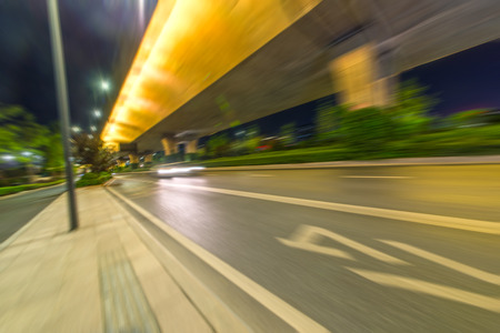 night city roadの写真素材