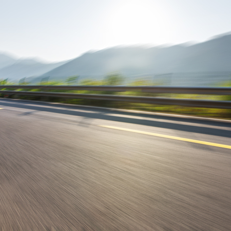 forest roads chinaの写真素材