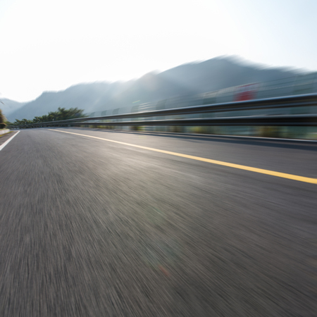forest roadsの写真素材