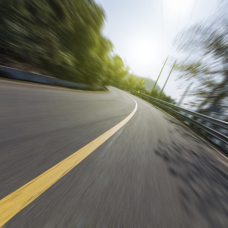 Winding roadの写真素材
