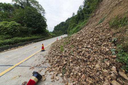 Rock Collapseの写真素材