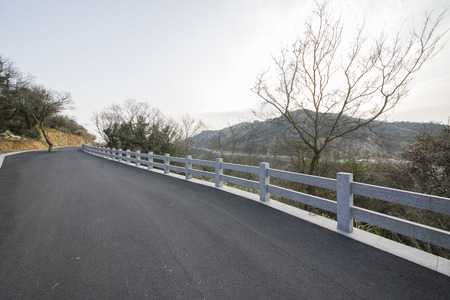 Winding roadの写真素材