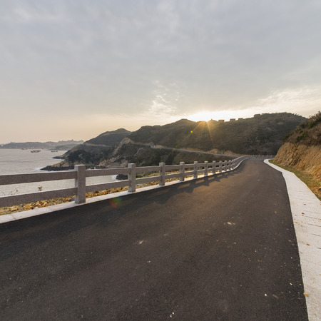 Winding roadの写真素材