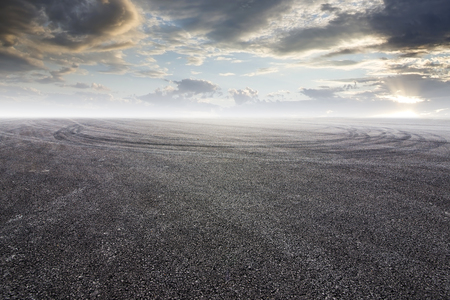 tire marksの写真素材