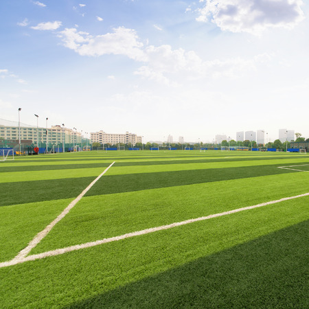 football fieldの写真素材