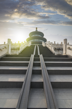 Temple of Heaven, the famous attraction in Chinaのeditorial素材