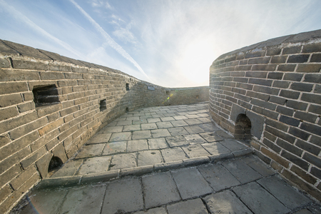 Majestic Great Wall of Chinaの写真素材