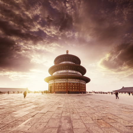 Temple of Heaven, the famous attraction.のeditorial素材