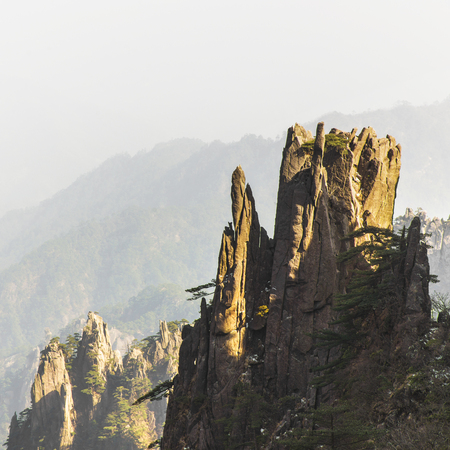 China Huangshan Mountain sceneryの写真素材