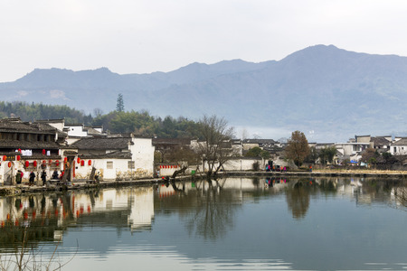 China Anhui Hongcun architecture.のeditorial素材