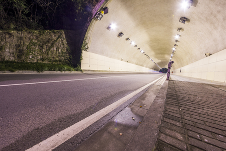 Tunnel Roadの写真素材