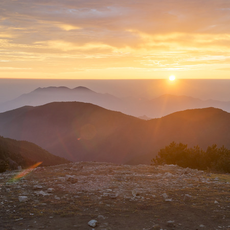 mountain sceneryの写真素材