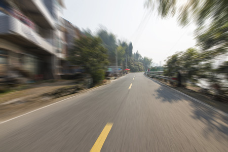 forest roads at chinaの写真素材