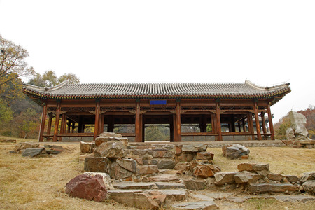 Ancient Chinese architecture, the style is very uniqueの写真素材