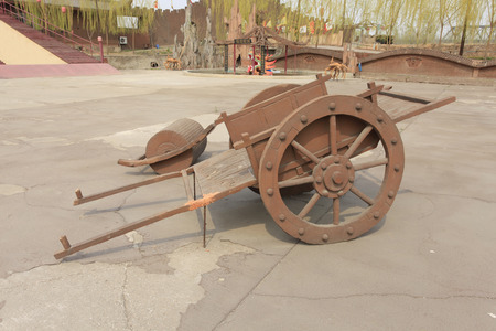 China clay sculpture, the craft is exquisiteの写真素材