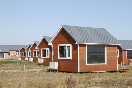 The cabin of the sea, for tourists to have a restの写真素材