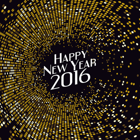 Golden radial pattern New Year background.のイラスト素材