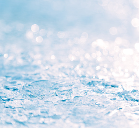 Ice surface Closeup, Abstract background.の写真素材