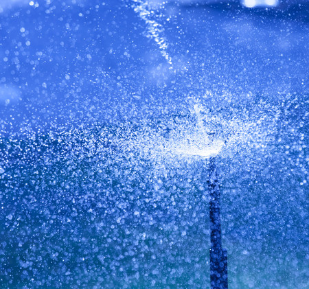 Faucet water sprayの写真素材