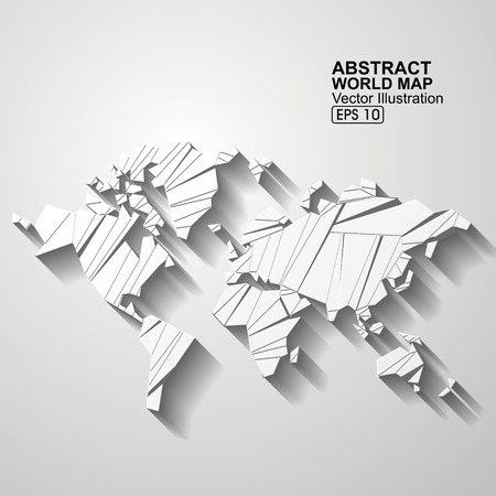 Abstract world map.のイラスト素材