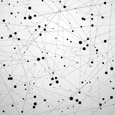 Of points and lines abstract backgroundのイラスト素材
