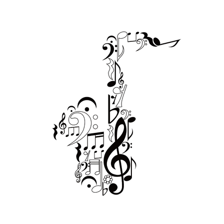 Saxophoneのイラスト素材