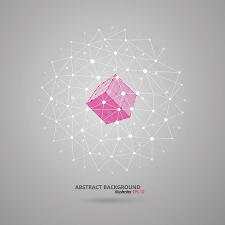 Abstract graphic boxのイラスト素材