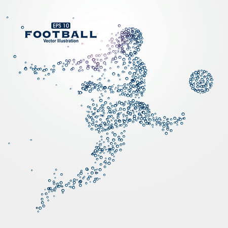 Sports Graphics particles, illustration.のイラスト素材