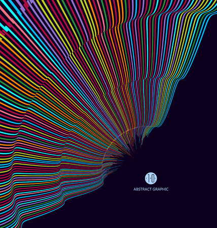 Abstract graphics, Technological sense illustration.のイラスト素材