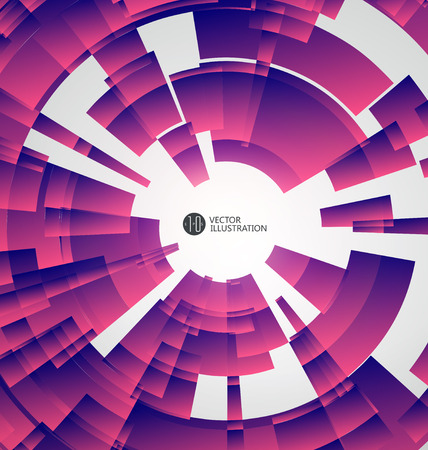 Radial abstract graphicsのイラスト素材