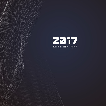 "2017" banner background design.のイラスト素材