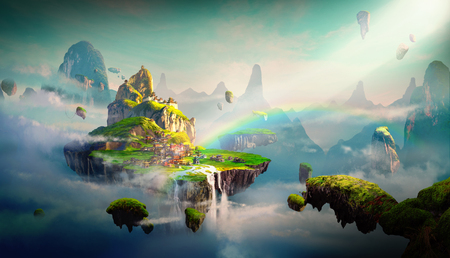 Chinese style fantasy scenes.の写真素材