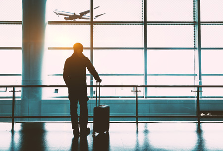 Airport terminal ready to board the passengers, business background.のeditorial素材
