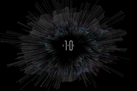 Radial lines, Abstract background.のイラスト素材