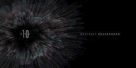 Radial lines, Abstract background.のイラスト素材