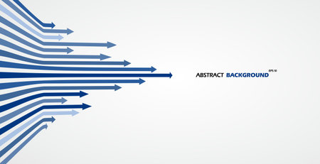 Sense of perspective arrows, vector illustration.のイラスト素材