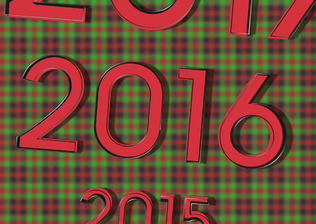 Great figures 2015 replaces the 2016 and 2017 .. its like a calendar. on Christmas background