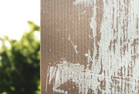Creative background, paint on grunge texture overlay effects