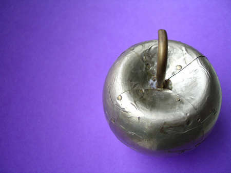 Metalic appleの写真素材
