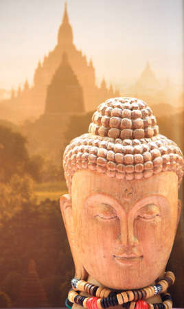 Buddha with necklaceの写真素材