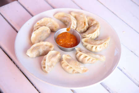 Momos of Nepalの写真素材