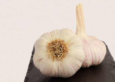 Garlic pairの写真素材